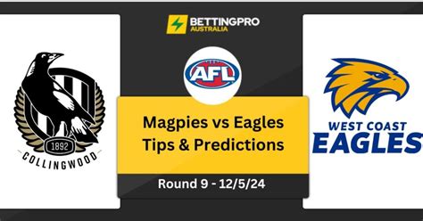 Collingwood vs West Coast Prediction and Tips .